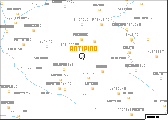 map of Antipino