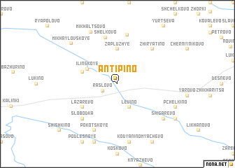 map of Antipino