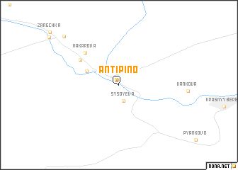 map of Antipino