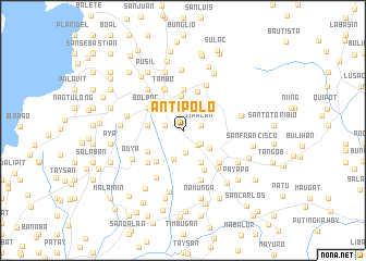 map of Antipolo