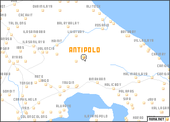 map of Antipolo