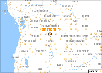 map of Antipolo