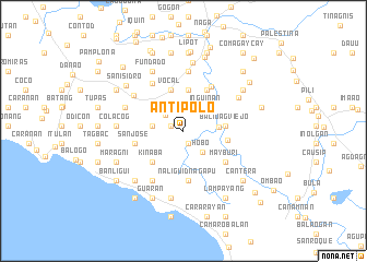 map of Antipolo