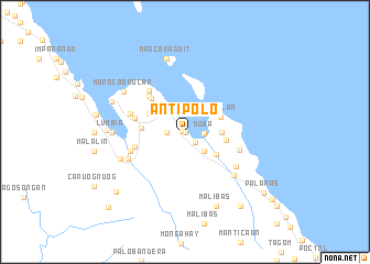 map of Antipolo