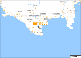 map of Antipolo