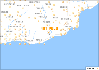 map of Antipolo