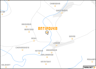 map of Antipovka