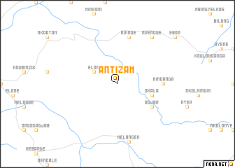 map of Antizam