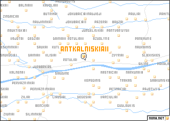 map of Antkalniškiai I