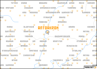 map of Antoakrom