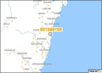 map of Antobayan