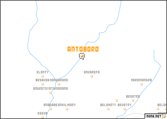 map of Antoboro