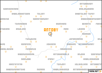 map of Antoby