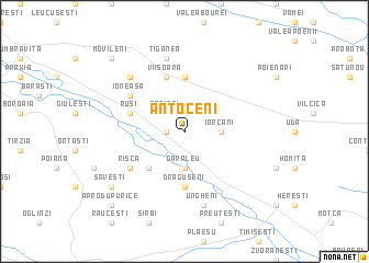 map of Antoceni