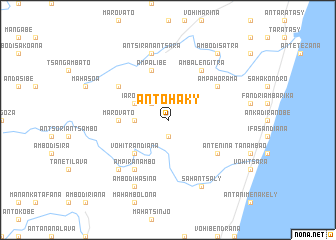 map of Antohaky