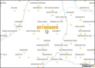 map of Antohidava