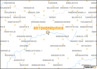 map of Antohomadinika