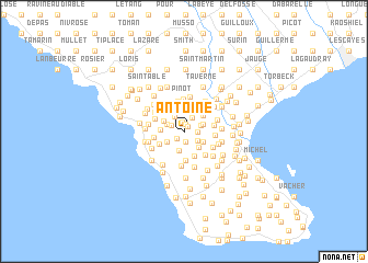 map of Antoine