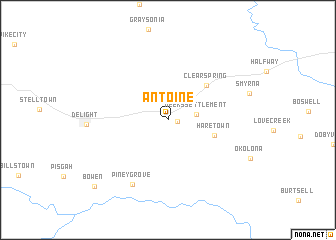 map of Antoine