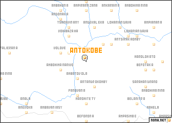 map of Antokobe