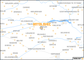 map of Antolovec