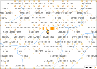 map of Antoñana