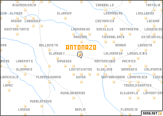 map of Antoñazo