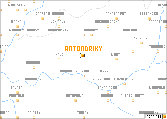 map of Antondriky