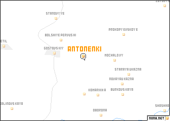 map of Antonenki