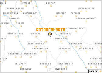 map of Antongombato