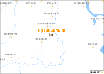 map of Antongomena