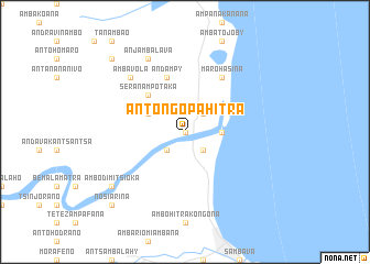 map of Antongopahitra