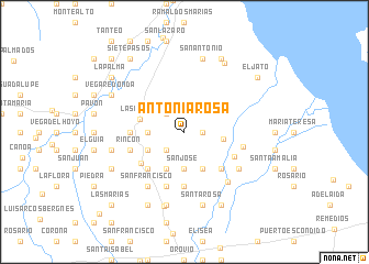 map of Antonia Rosa