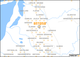 map of Antonia