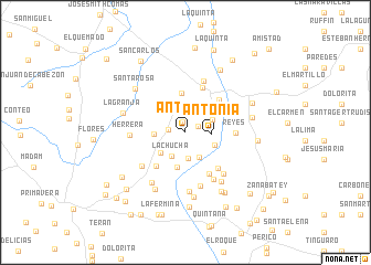 map of Antonia