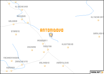 map of Antonidovo