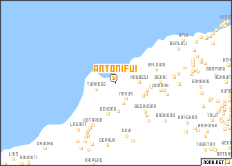 map of Antonifui