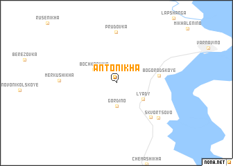 map of Antonikha