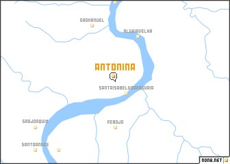 map of Antonina