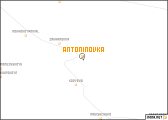 map of Antoninovka