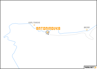 map of Antoninovka