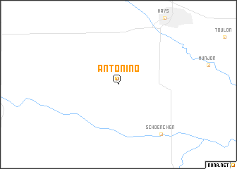 map of Antonino