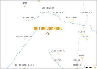 map of Antônio Amaral