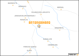map of Antonio Amaro