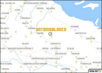 map of Antonio Blanco