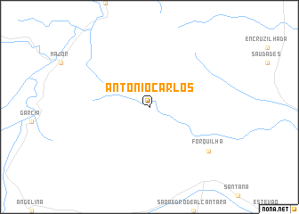 map of Antônio Carlos