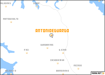 map of Antônio Eduardo