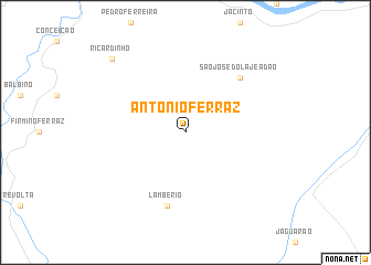 map of Antônio Ferraz