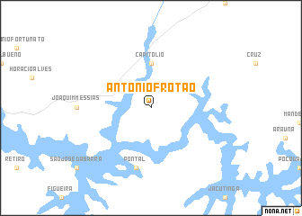 map of Antônio Frotão