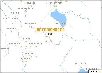 map of Antonio Maceo